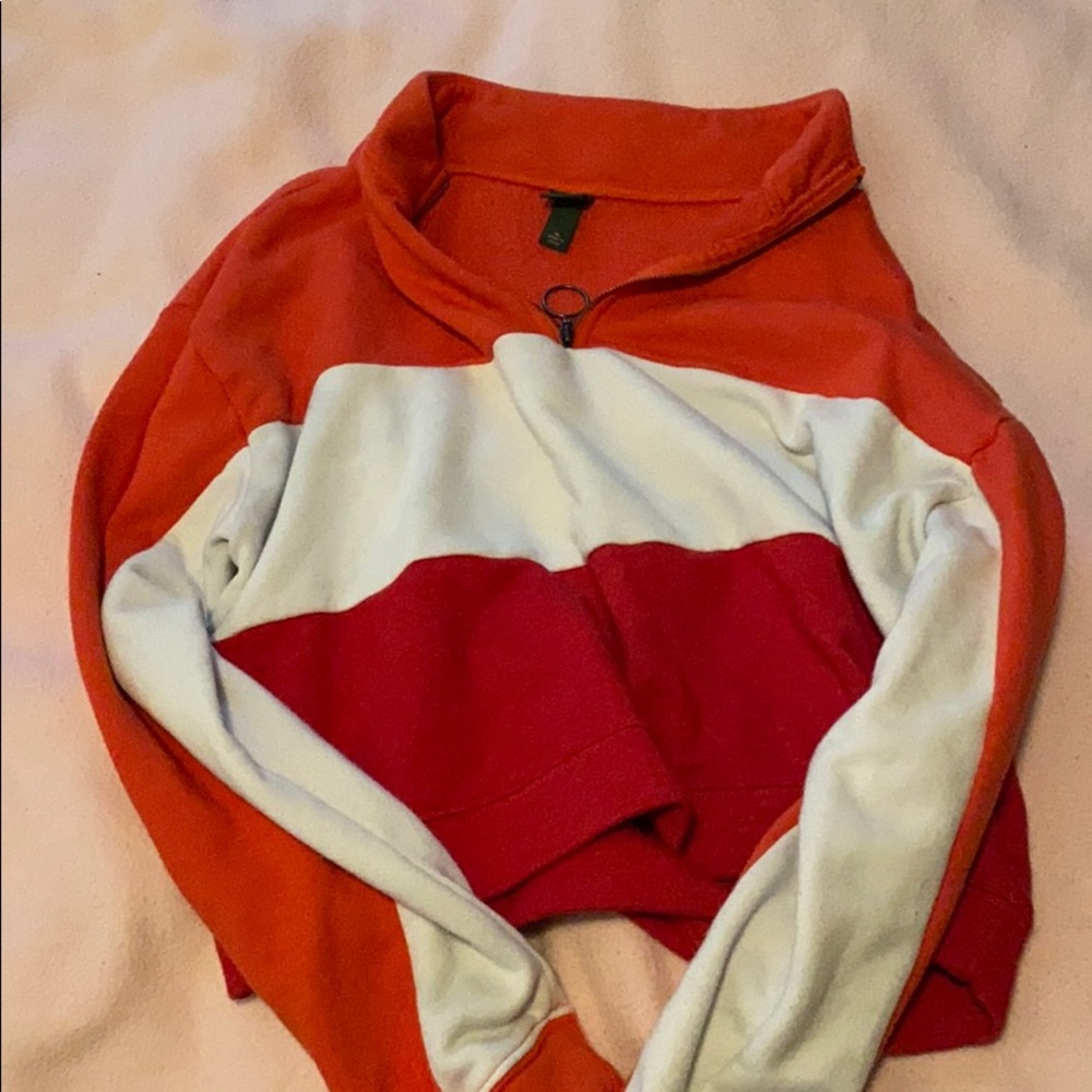 wild fable cropped zip up